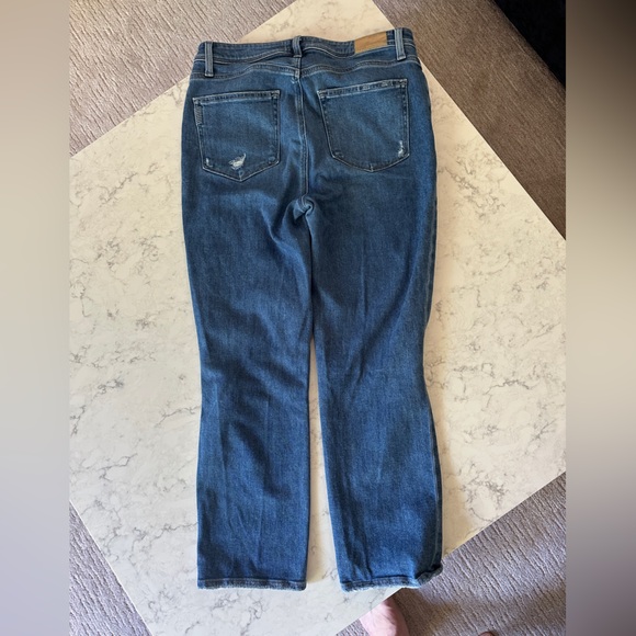 Paige Cindy Crop in Destructed Bazar Size 30 - Picture 4 of 12
